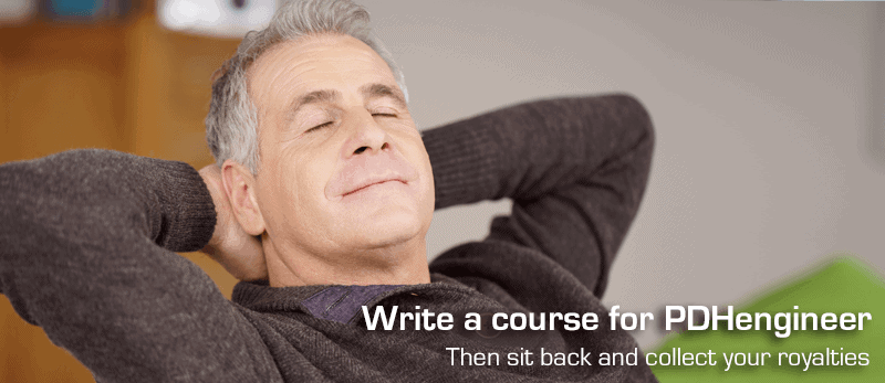 royalty-2 PDHengineer write a course and earn royalties