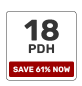 18 PDH save up to 61%